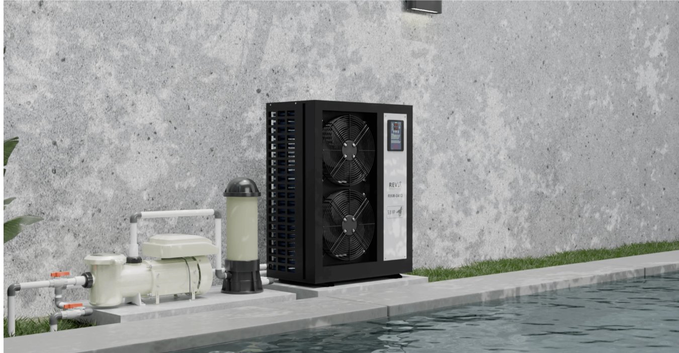 RevX Pool Series instalado junto a piscina